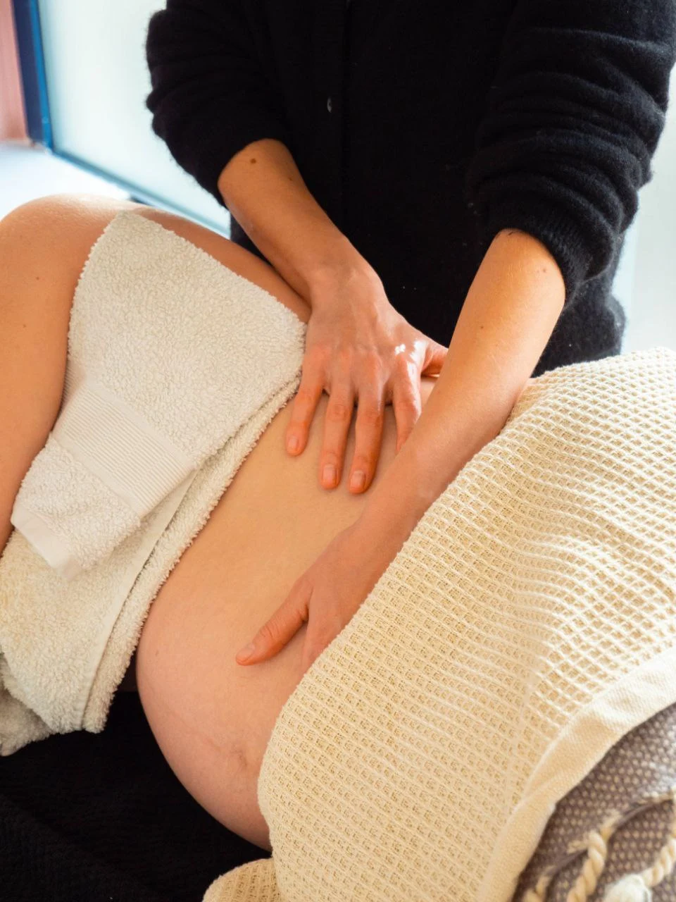 Massage de la femme enceinte